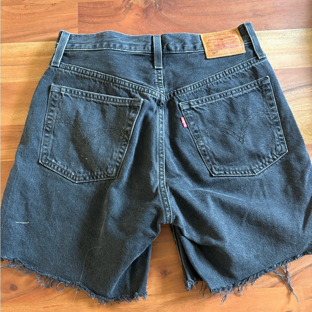 Levi's Black Jean Shorts for Women
